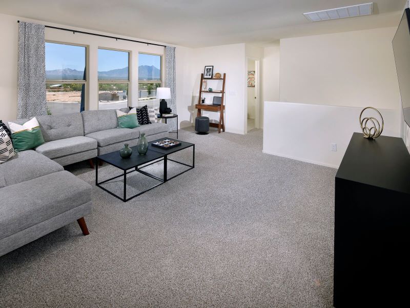 Furnished interior in a model home at Sunset Crest - Signature Series in Tucson (Image 6). Furnished interior in a model home at Sunset Crest - Signature Series in Tucson (Image 6).