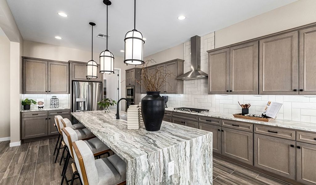 Furnished interior in a model home at Retreat at White Tank Foothills in Waddell (Image 19).