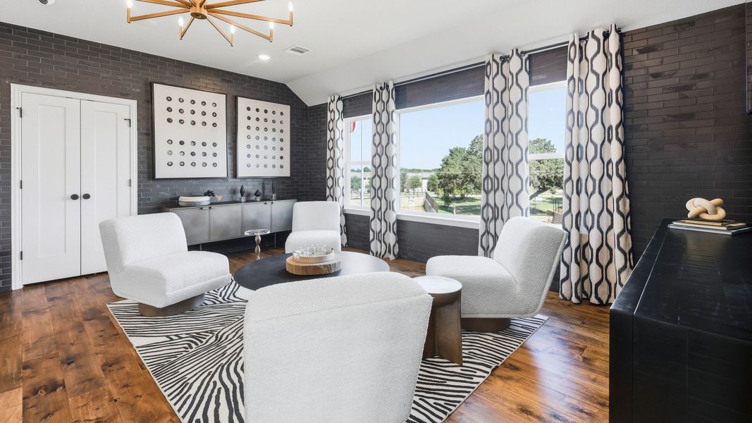 Furnished interior in a model home at Taylor Estates in Corinth (Image 24). Furnished interior in a model home at Taylor Estates in Corinth (Image 24).