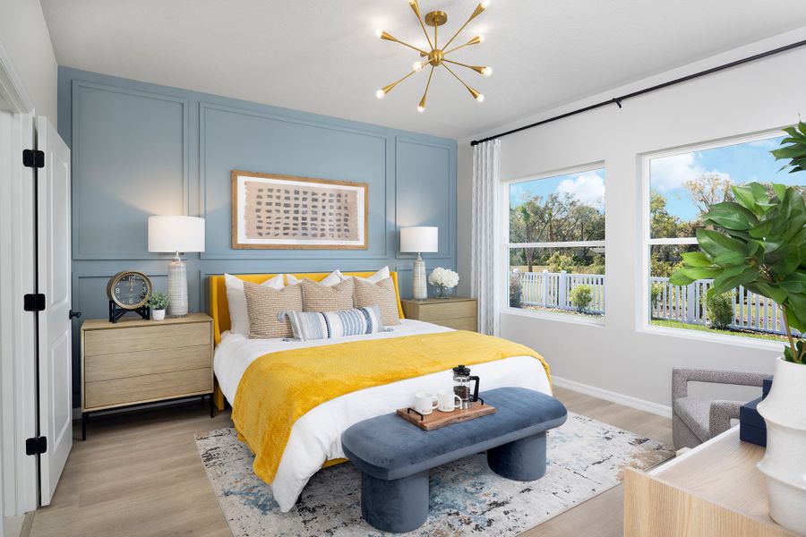 Furnished interior in a model home at Eastlyn in Bradenton (Image 11).