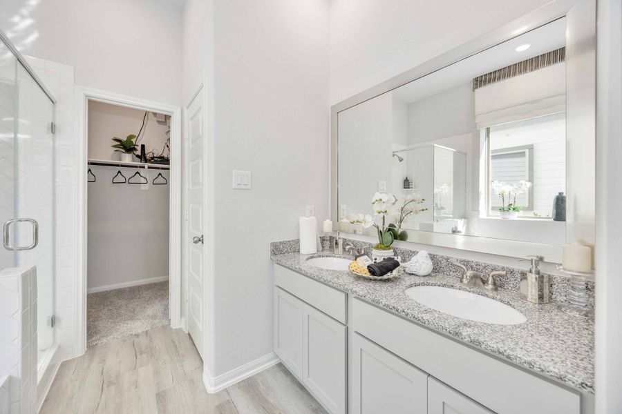 Tejas Village Model Home - Primary Bathroom Tejas Village Model Home - Primary Bathroom