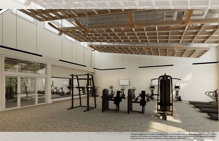 Active Adults will enjoy this state-of-the-art fitness center