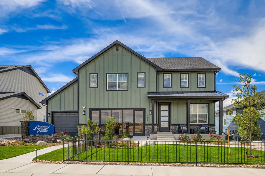 Front exterior of a home in the Sterling Ridge in Sterling community, located in Colorado Springs, CO (Image 2).