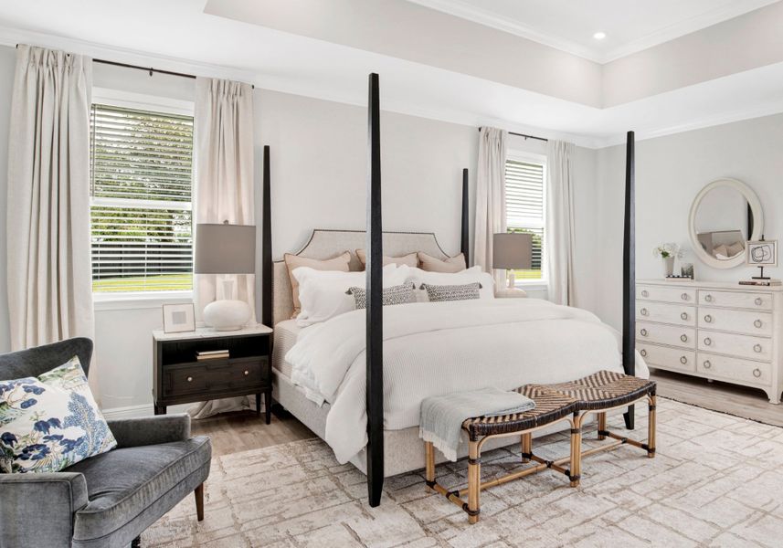 Furnished interior in a model home at Cantonment in Cantonment (Image 6).