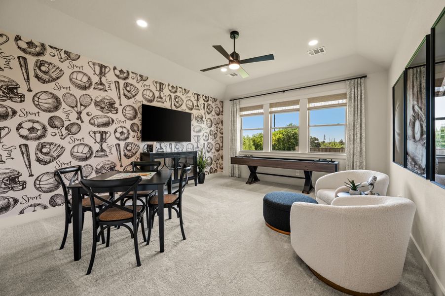 Furnished interior in a model home at NorthGlen in Haslet (Image 25). Furnished interior in a model home at NorthGlen in Haslet (Image 25).