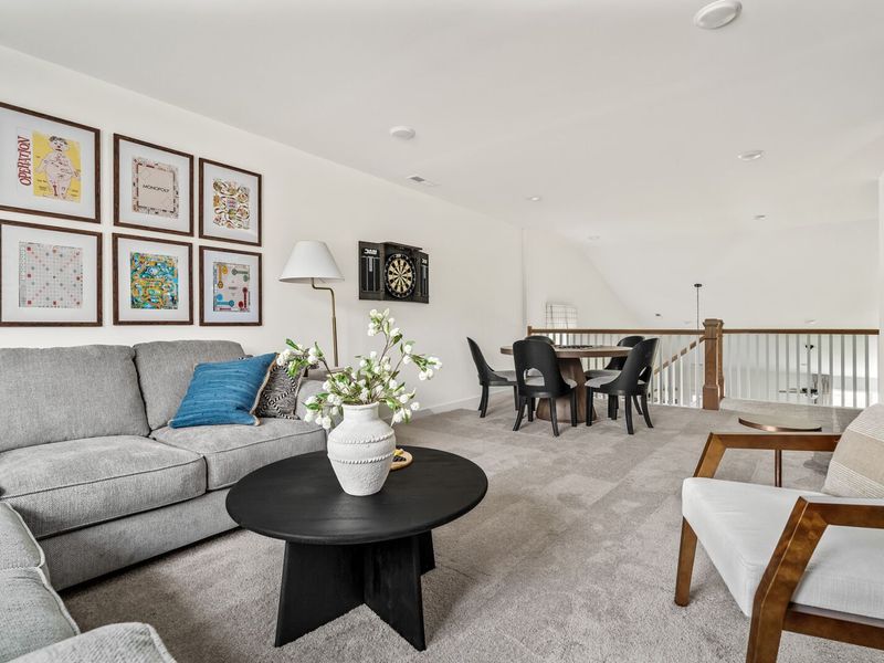 Furnished interior in a model home at Woods Crossing in Gallatin (Image 26).