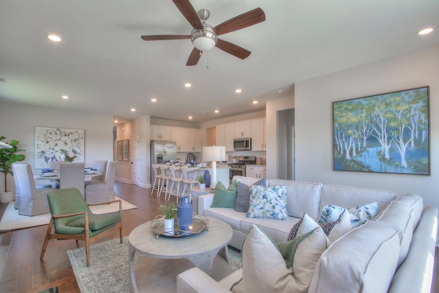 Interior of The Sutherland *Furnished Model Home - Selections and finished may vary.