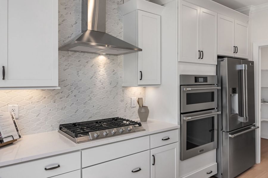 Furnished interior in a model home at Ashland in New Hill (Image 17).