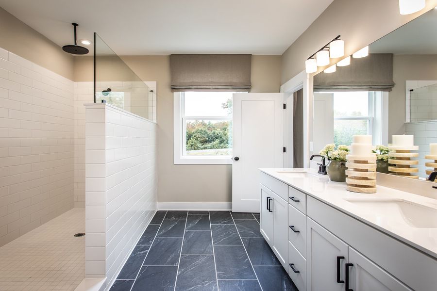 Furnished interior in a model home at The Paddocks at Doc Hughes in Buford (Image 12). Furnished interior in a model home at The Paddocks at Doc Hughes in Buford (Image 12).