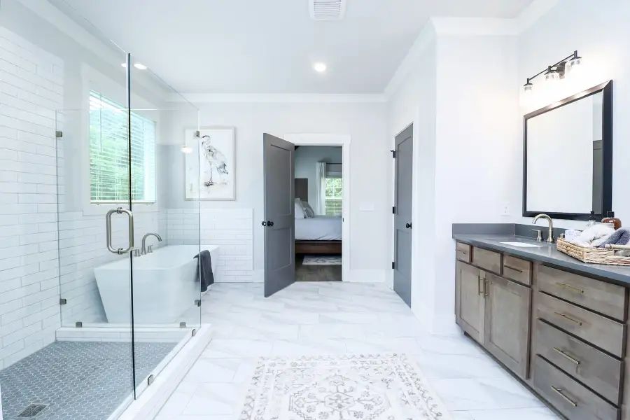 Furnished interior in a model home at Spring Creek in Monroe (Image 8).