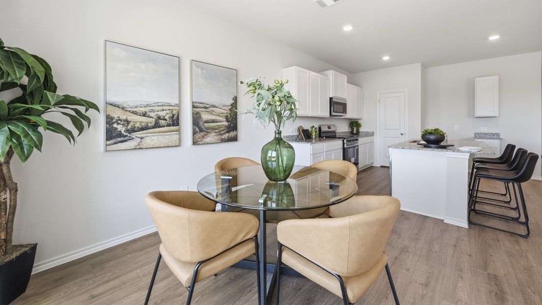 Furnished interior in a model home at Sanger Circle in Sanger (Image 61).