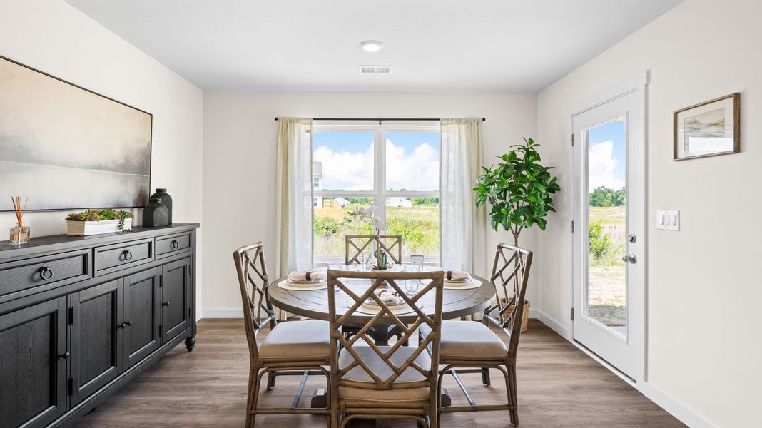 Furnished interior in a model home at Bayview at Harbor Crest in Ooltewah (Image 21).