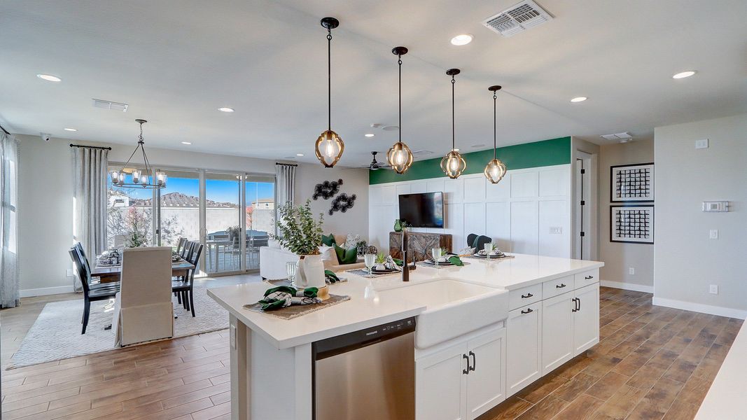 Furnished interior in a model home at The Lakes at Rancho El Dorado in Maricopa (Image 21). Furnished interior in a model home at The Lakes at Rancho El Dorado in Maricopa (Image 21).