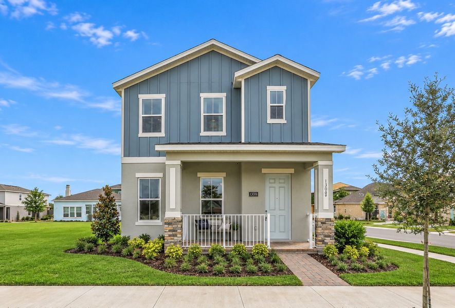 Front exterior of a home in the Serenade at Ovation community, located in Oakland, FL (Image 6). Front exterior of a home in the Serenade at Ovation community, located in Oakland, FL (Image 6).