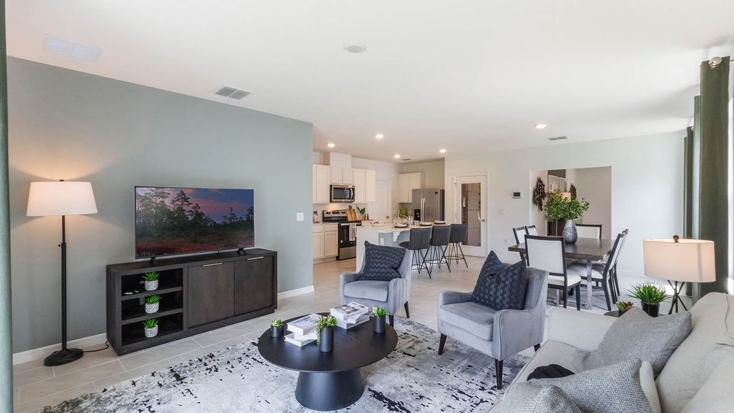 Furnished interior in a model home at Avalon Park Tavares in Tavares (Image 22).