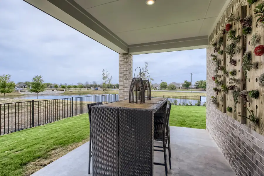 Brodie model patio at Overland Grove by Century Communities Brodie model patio at Overland Grove by Century Communities