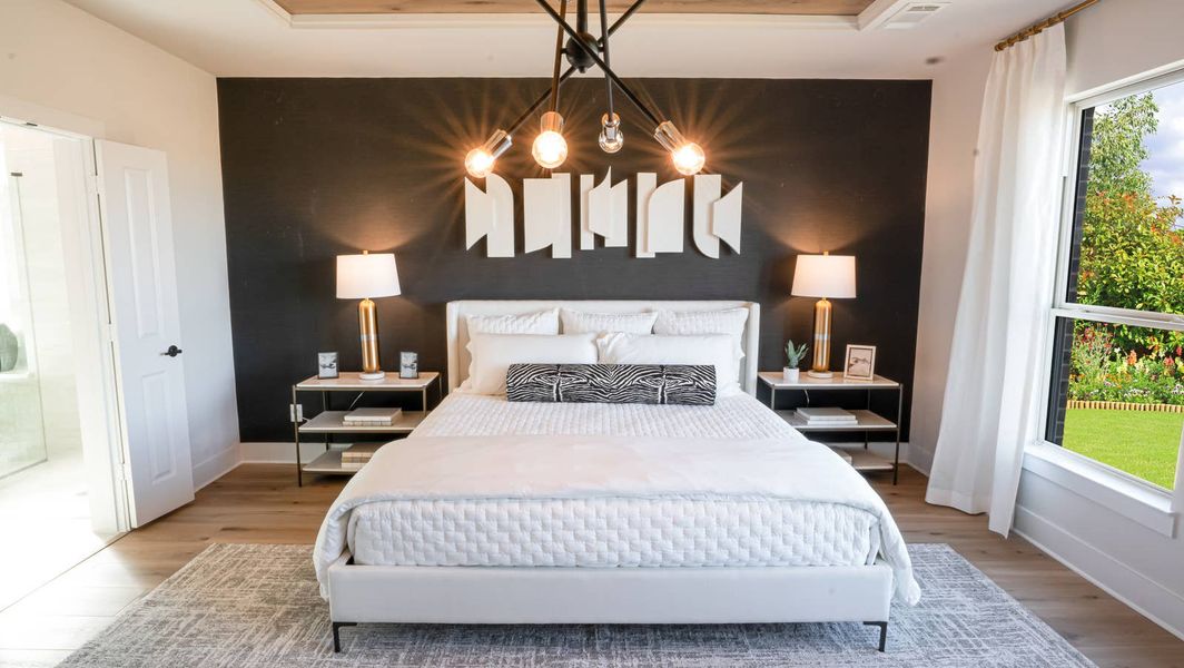 Furnished interior in a model home at Sutton Fields in Celina (Image 7).