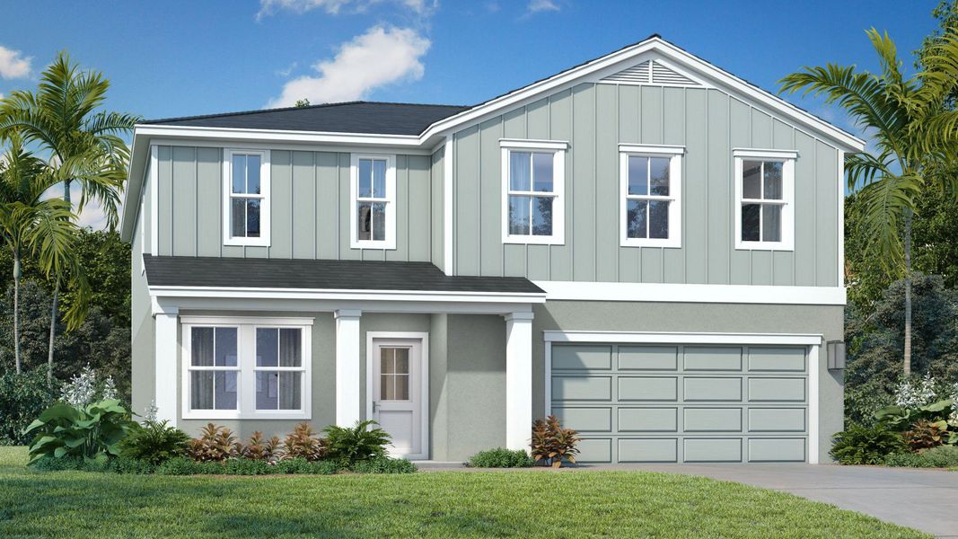 Granary Park Floor Plan New Homes for Sale in Clay County,  Florida located in Jacksonville, FL by DRB Homes