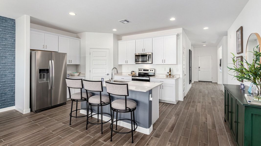Furnished interior in a model home at Sahuarita Acres in Sahuarita (Image 17).