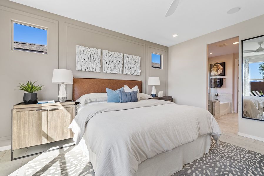 Furnished interior in a model home at Saddleback Encore in Peoria (Image 4).