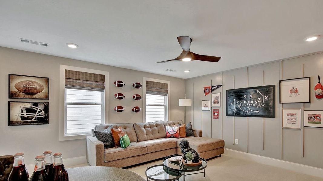Furnished interior in a model home at Salt Grass at Ward Creek in Panama City Beach (Image 20). Furnished interior in a model home at Salt Grass at Ward Creek in Panama City Beach (Image 20).