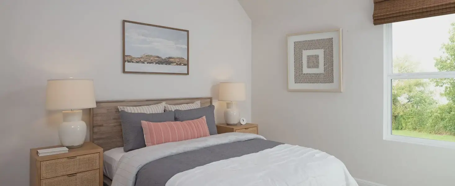 Furnished interior in a model home at Berry Creek Highlands in Georgetown (Image 20).