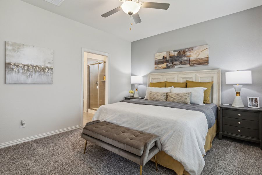 Furnished interior in a model home at Lakehaven - Spring Series in Farmersville (Image 24). Furnished interior in a model home at Lakehaven - Spring Series in Farmersville (Image 24).