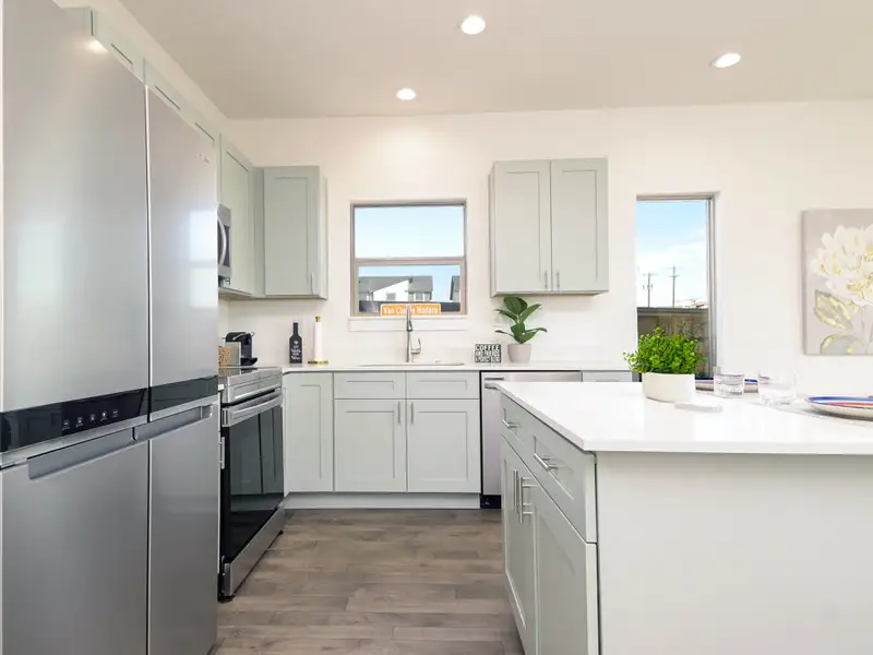 Furnished interior in a model home at Van Cleave in San Antonio (Image 5).