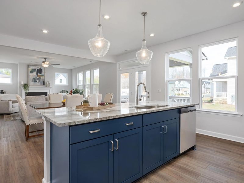 Furnished interior in a model home at Enclave at Belmont in Belmont (Image 10). Furnished interior in a model home at Enclave at Belmont in Belmont (Image 10).
