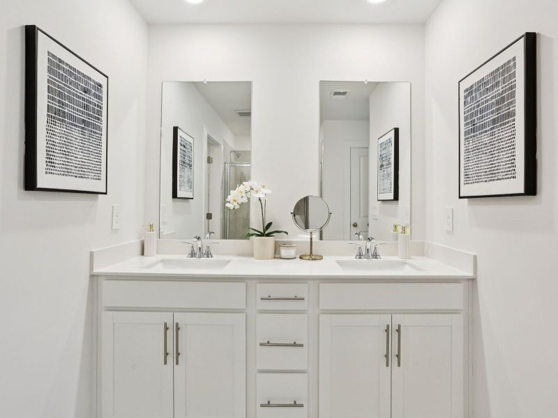 Furnished interior in a model home at Bear Springs in Columbia (Image 21).