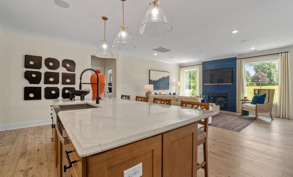 Furnished interior in a model home at Twin Creek in Kernersville (Image 6). Furnished interior in a model home at Twin Creek in Kernersville (Image 6).