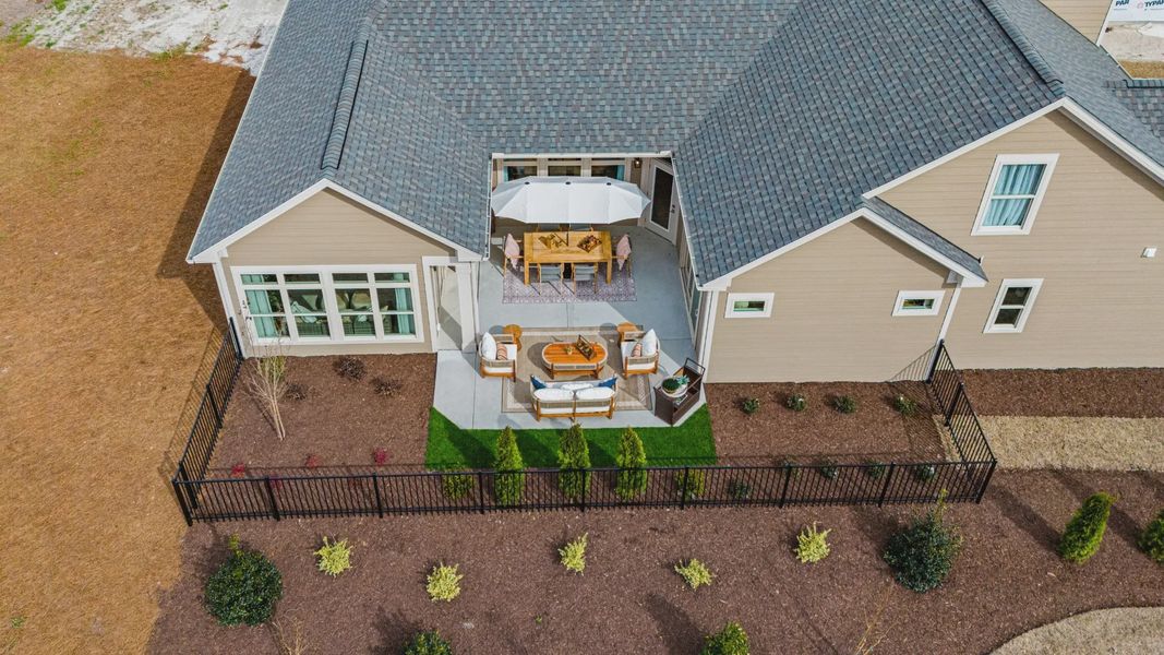 Exterior details of a home in Courtyards by Carrell, Ocean Isle Beach (Image 4).