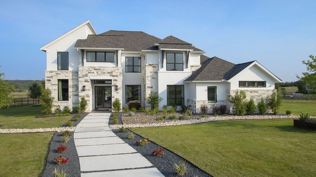 Front exterior of a home in the George's Ranch Acre community, located in Boerne, TX (Image 2). Front exterior of a home in the George's Ranch Acre community, located in Boerne, TX (Image 2).