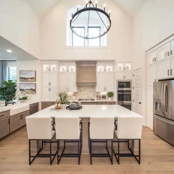 Furnished interior in a model home at Fulbrook on Fulshear Creek: 60ft. lots in Fulshear (Image 5).