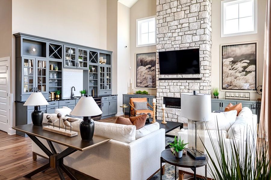 Furnished interior in a model home at Campbell Crossing in Hendersonville (Image 10). Furnished interior in a model home at Campbell Crossing in Hendersonville (Image 10).
