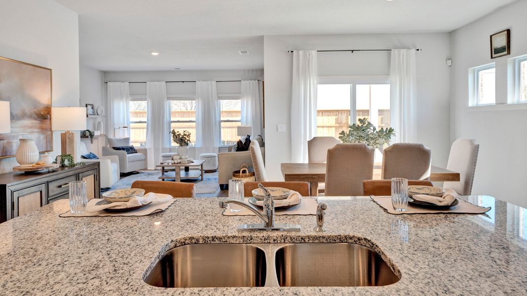 Furnished interior in a model home at The Orchard in Millington (Image 16).