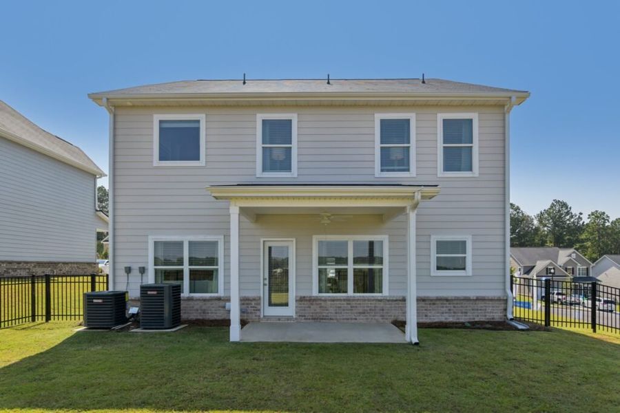 Exterior details of a home in The Hills at Cedar Creek, Winder (Image 46).