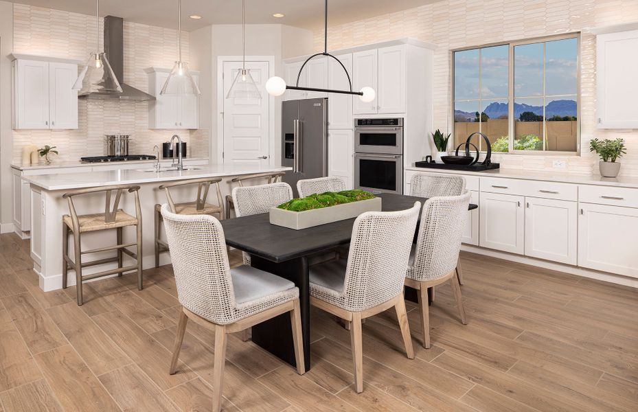 Furnished interior in a model home at Jorde Farms in Queen Creek (Image 12).