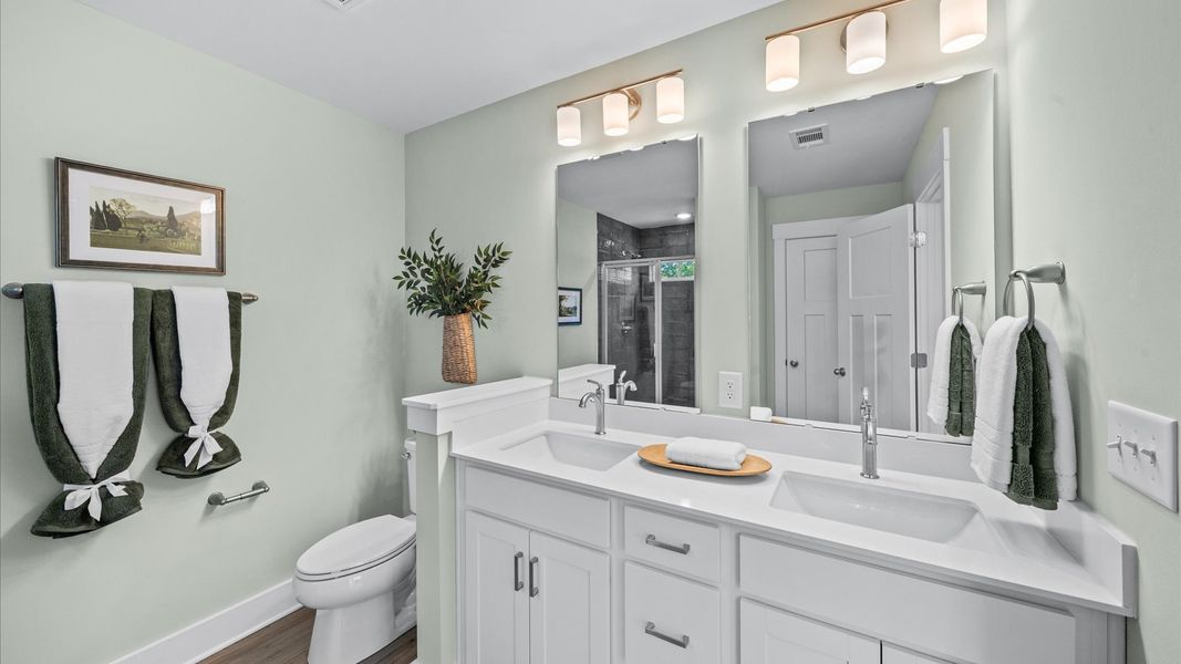 Furnished interior in a model home at Foxbank in Gray Court (Image 20). Furnished interior in a model home at Foxbank in Gray Court (Image 20).