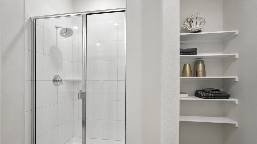 Furnished interior in a model home at Lilybrooke at Legacy Hills in Celina (Image 57).