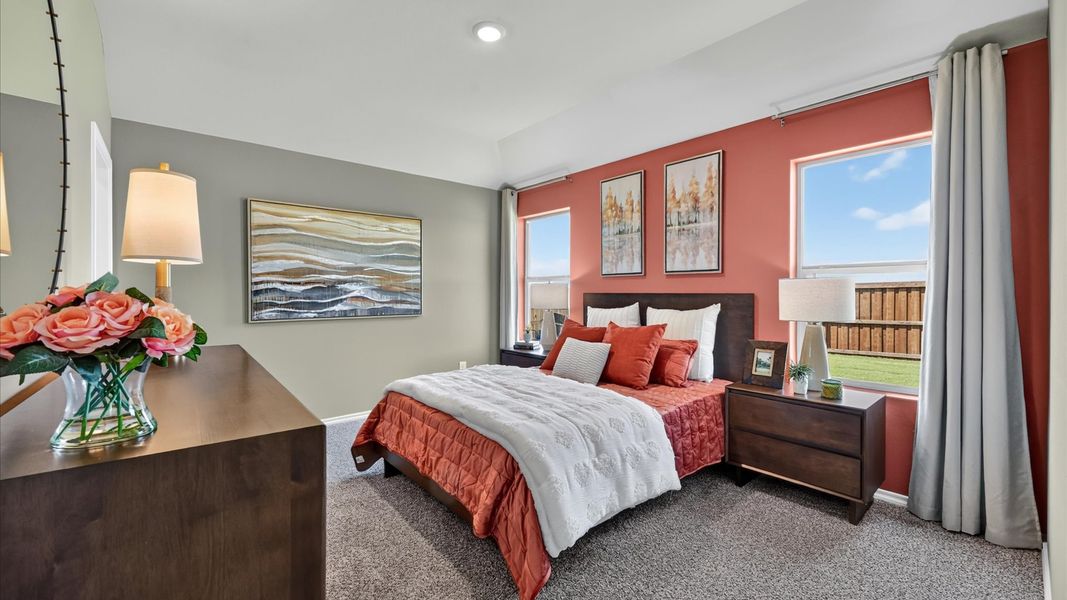 Furnished interior in a model home at The Hills at Reunion in Newark (Image 45).