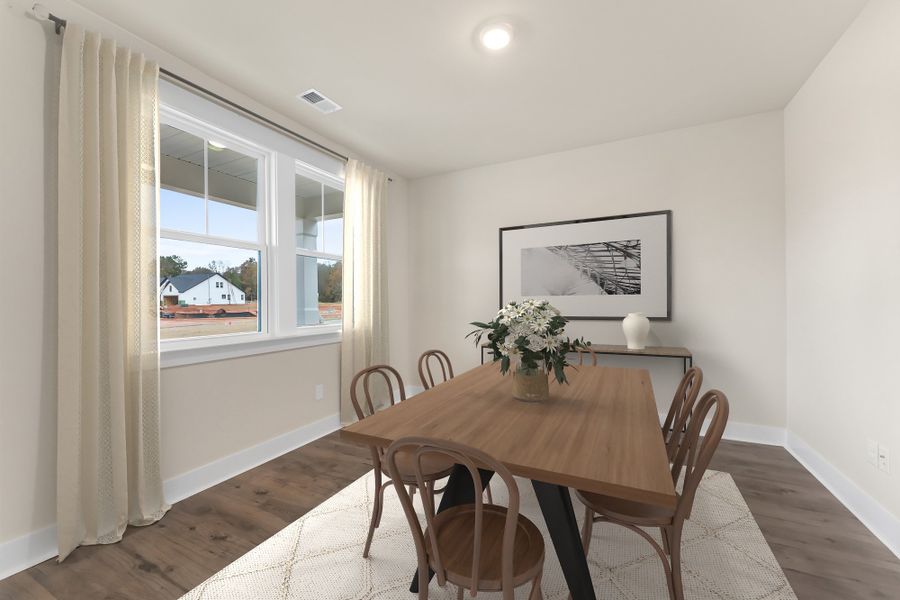 Furnished interior in a model home at Double Springs in Taylors (Image 86). Furnished interior in a model home at Double Springs in Taylors (Image 86).