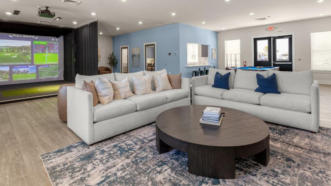 Furnished interior in a model home at Sidbury Station in Castle Hayne (Image 36).