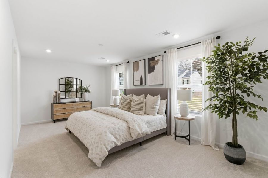 Furnished interior in a model home at Park Center Pointe in Austell (Image 14).