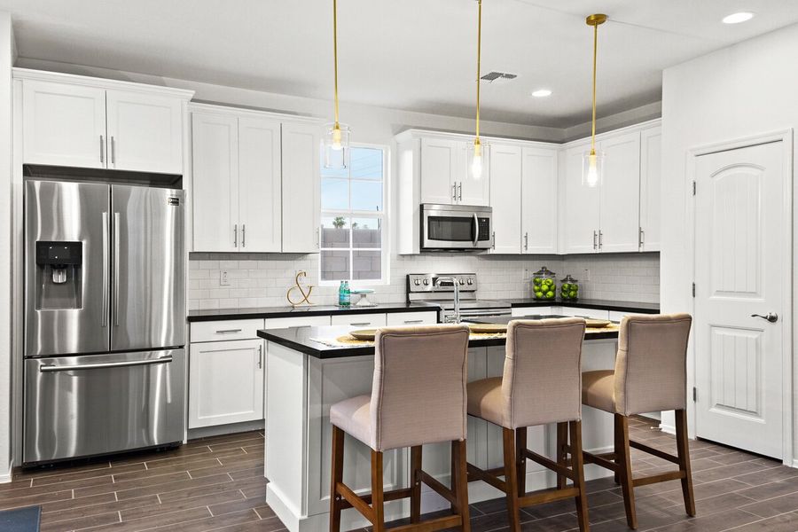 Furnished interior in a model home at Encanto at Bell Park in Phoenix (Image 5).