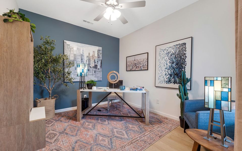 Furnished interior in a model home at Stonehenge in Manchester (Image 3).