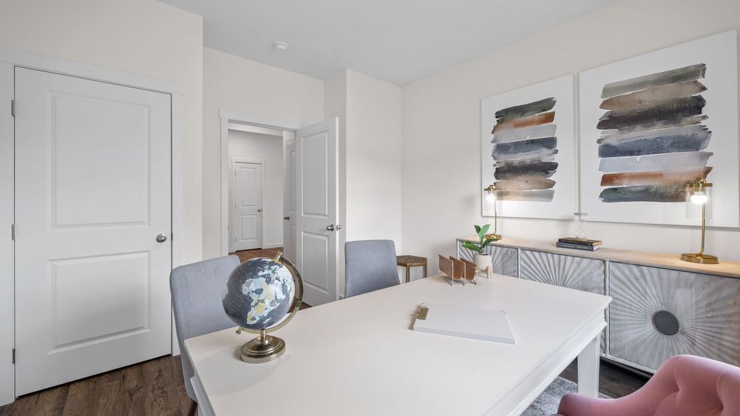 Furnished interior in a model home at Hillcrest Landing in McDonald (Image 15).