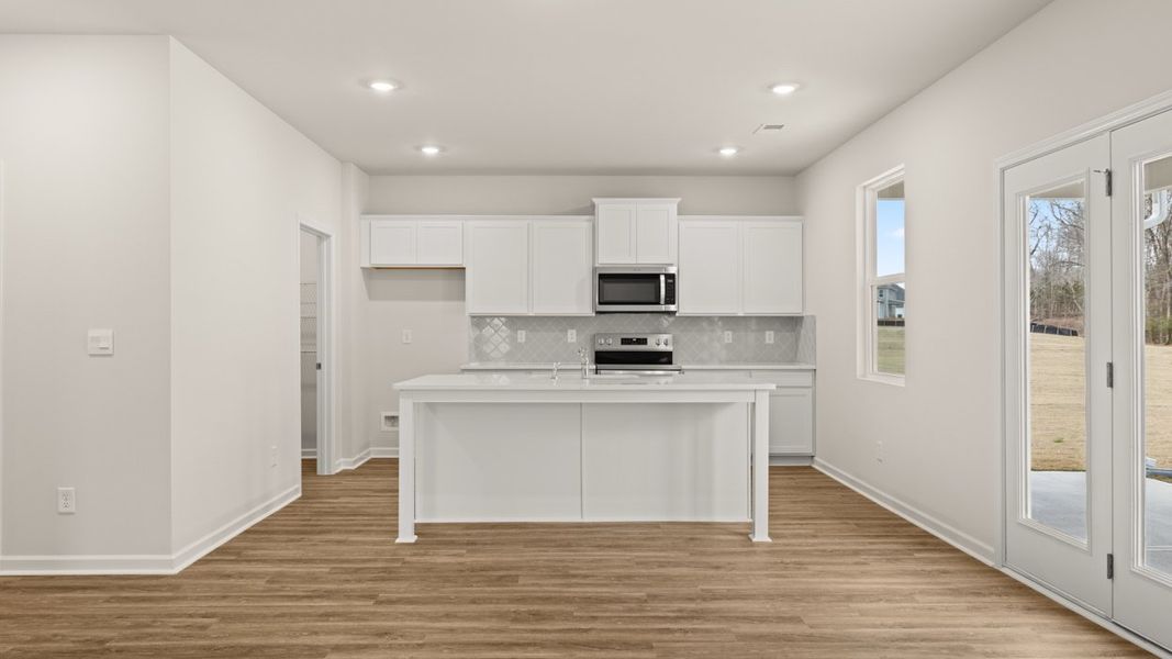 Furnished interior in a model home at Jackson Landing in Jefferson (Image 11).