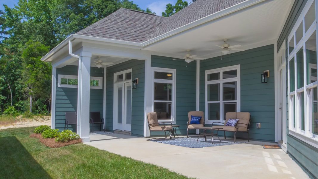 Exterior details of a home in The Landing at Sycamore Creek, High Point (Image 4).