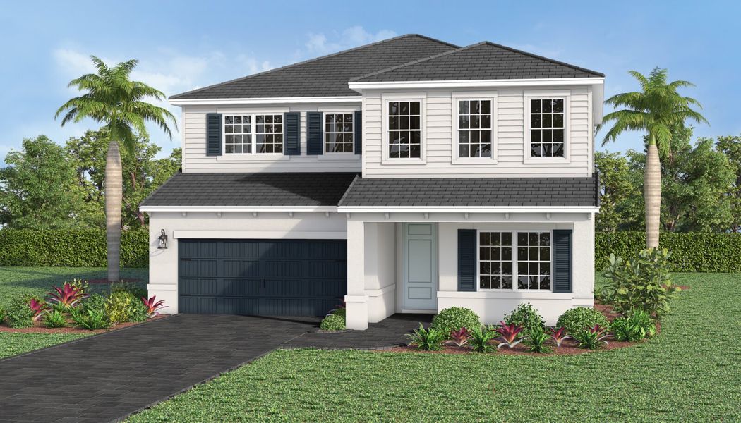 Front exterior of a home in the Kingston community, located in Estero, FL (Image 19).